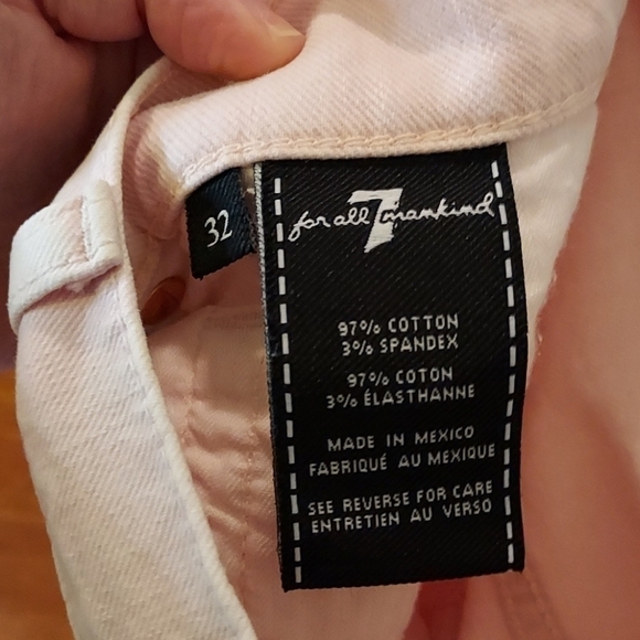 7 For All Mankind High Waist Straight Leg Cropped - Picture 6 of 15